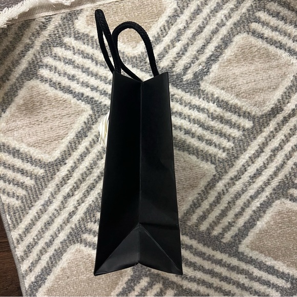 CHANEL Authentic Black Paper Shopping Gift Tote Bag Small - Picture 4 of 6